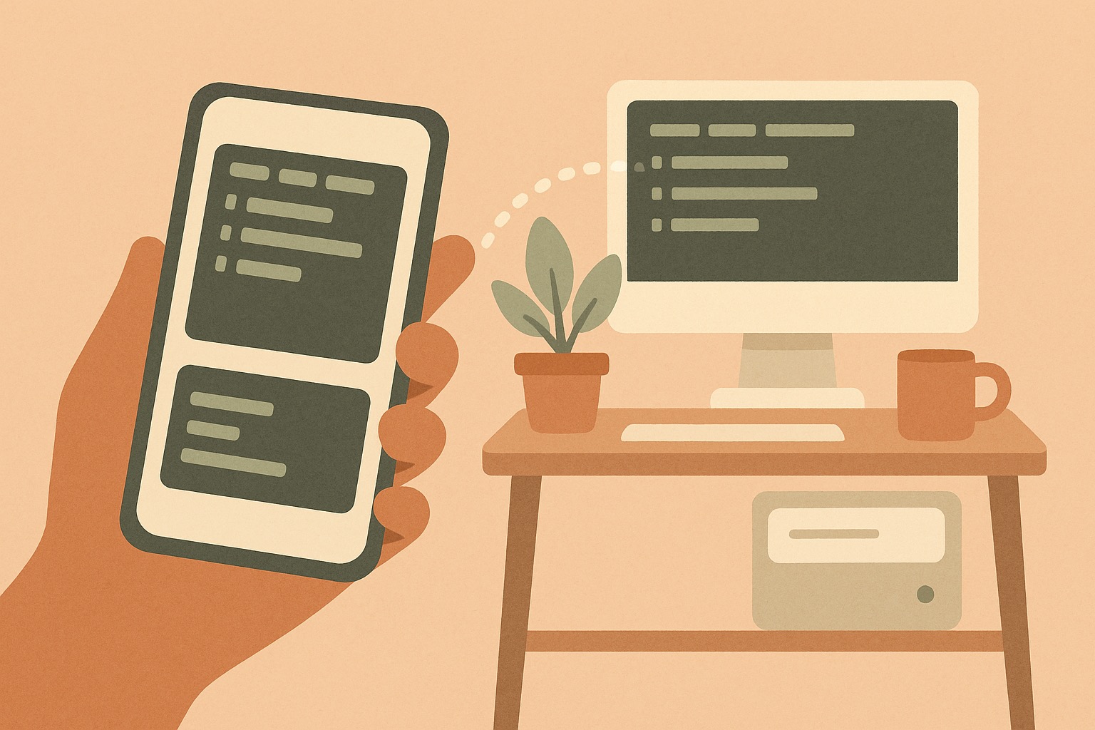 Start a Claude Code session in Herdr from your iPhone